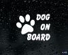 Dog On Board autó matrica