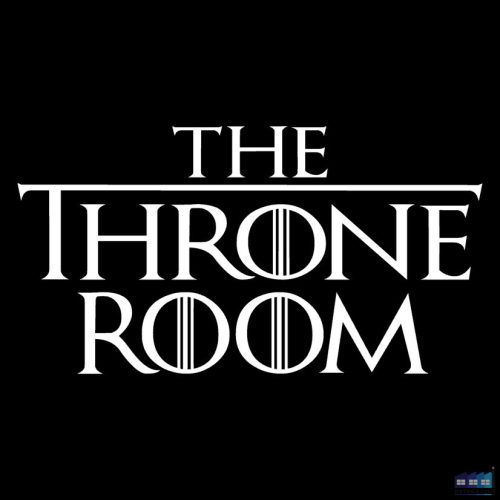 The Throne Room ajtó matrica